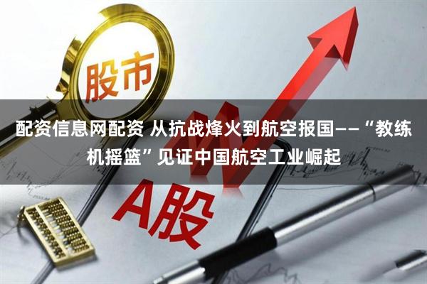 配资信息网配资 从抗战烽火到航空报国——“教练机摇篮”见证中国航空工业崛起