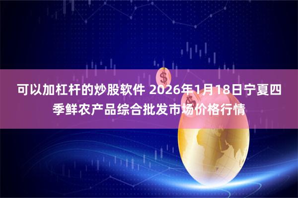 可以加杠杆的炒股软件 2026年1月18日宁夏四季鲜农产品综合批发市场价格行情